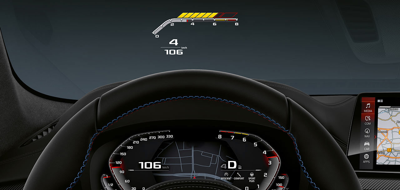 parbriz head up display bmw e60